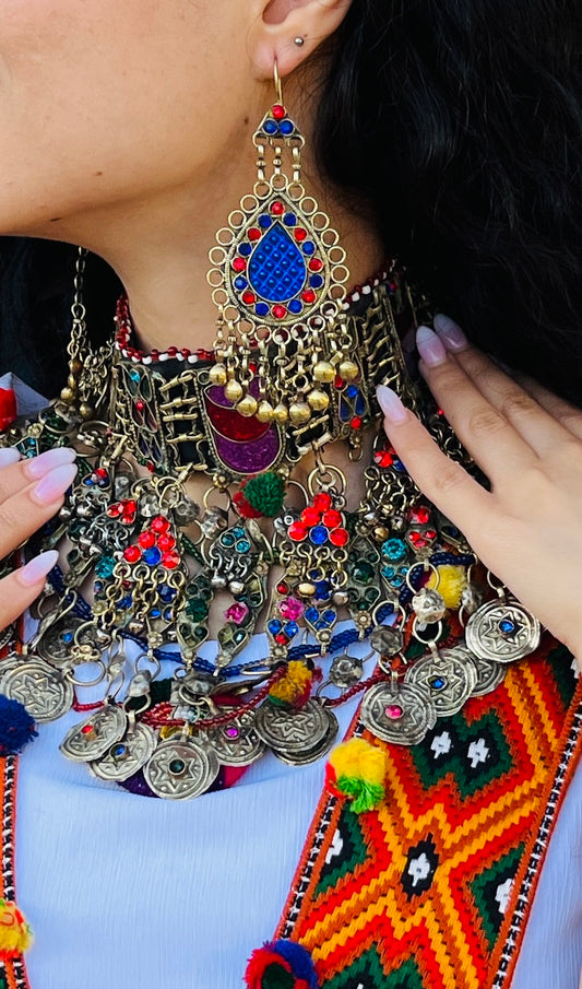 Traditional Kuchi Choker Jewelry Set