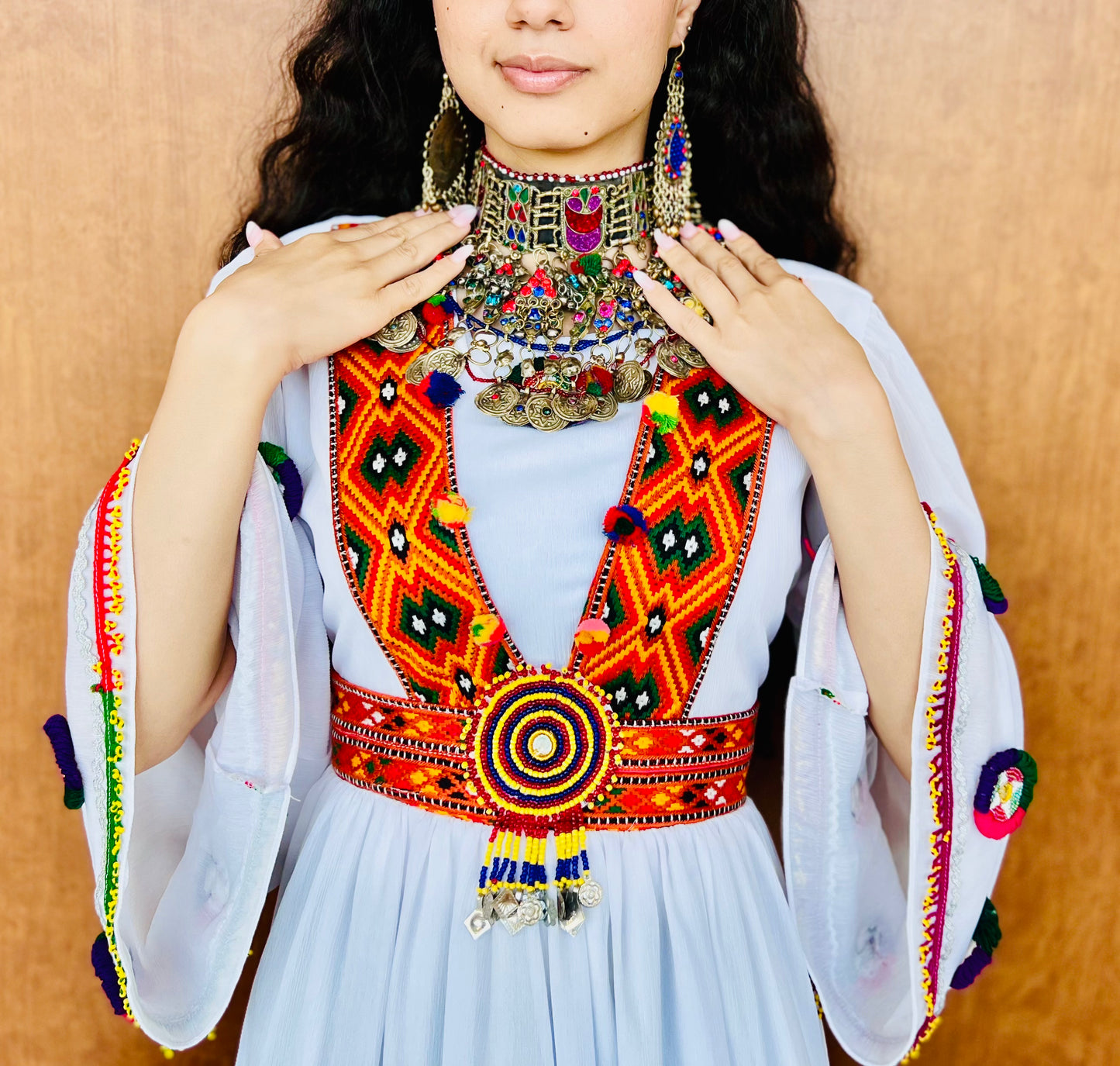 Traditional Kuchi Choker Jewelry Set