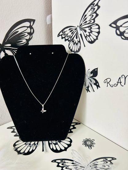 Sterling Silver Butterfly Necklace