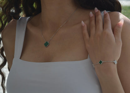 Colver Set Green (Sterling Silver 925)