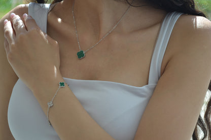Colver Set Green (Sterling Silver 925)