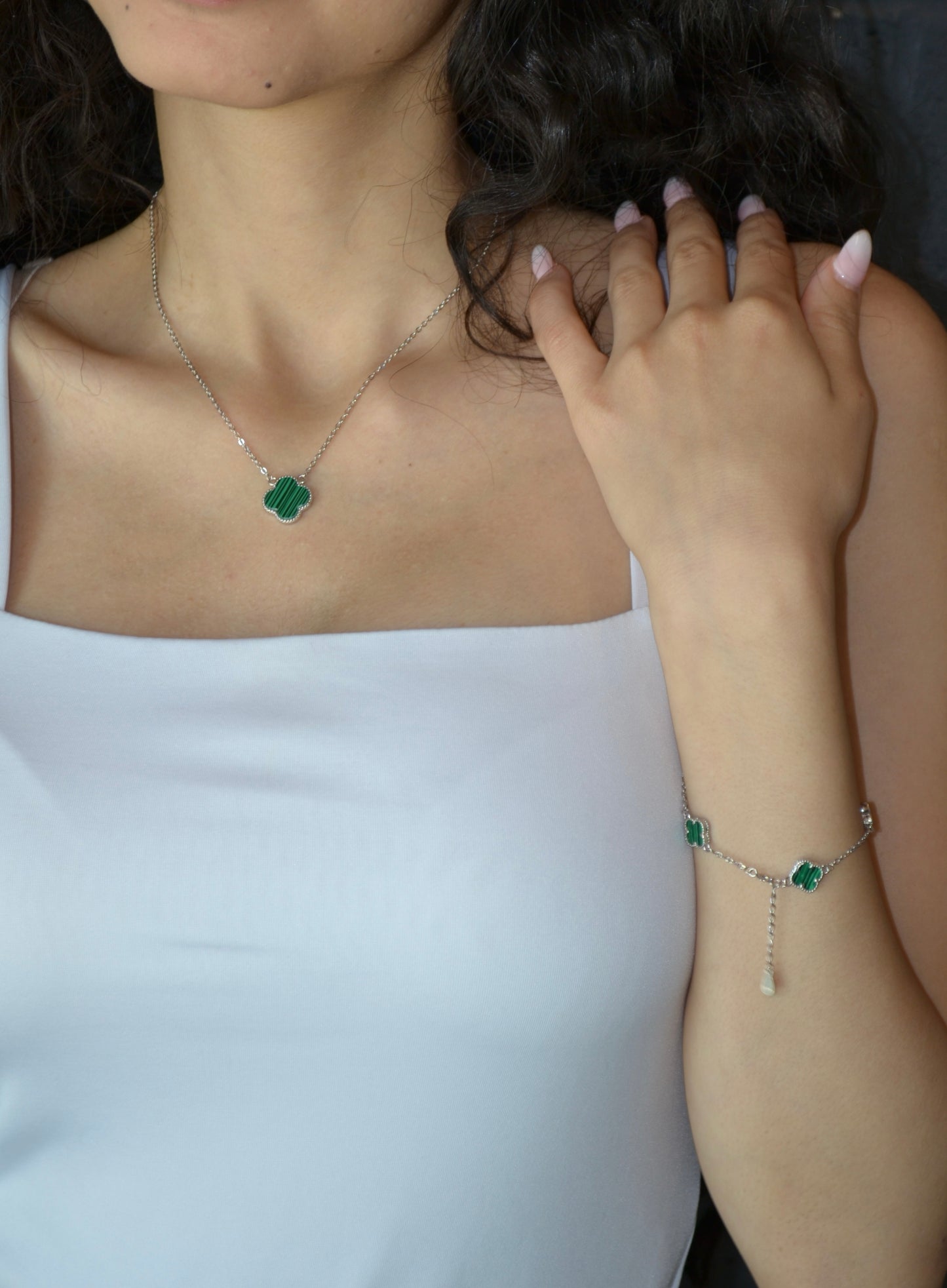 Colver Set Green (Sterling Silver 925)