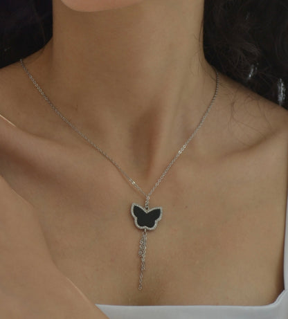 Butterfly Jewelry Set (Sterling Silver)