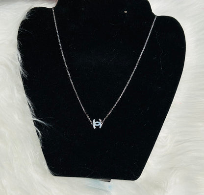 Chanel-Inspired Jewelry Set (Sterling Silver)