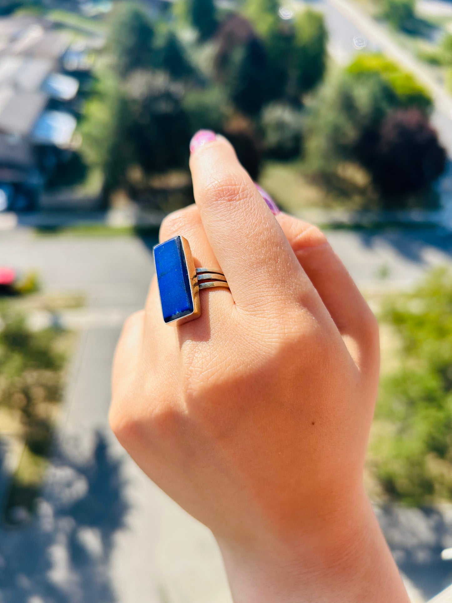 Antique Lajward Rings