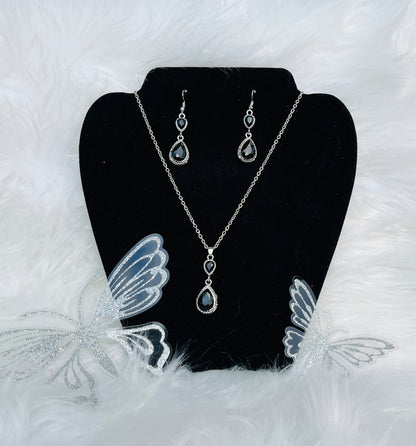 Teardrop Necklace & Earring Set
