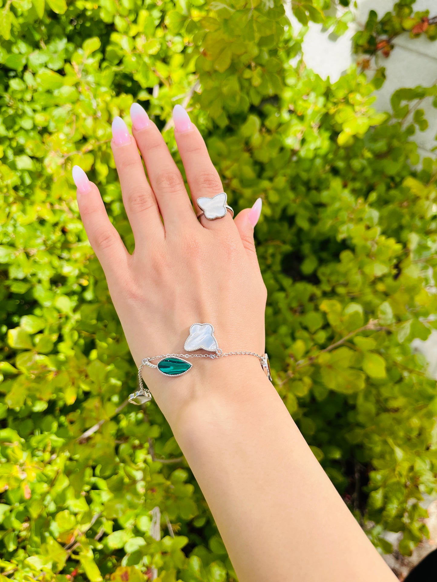 Butterfly Jewelry Set (Sterling Silver)