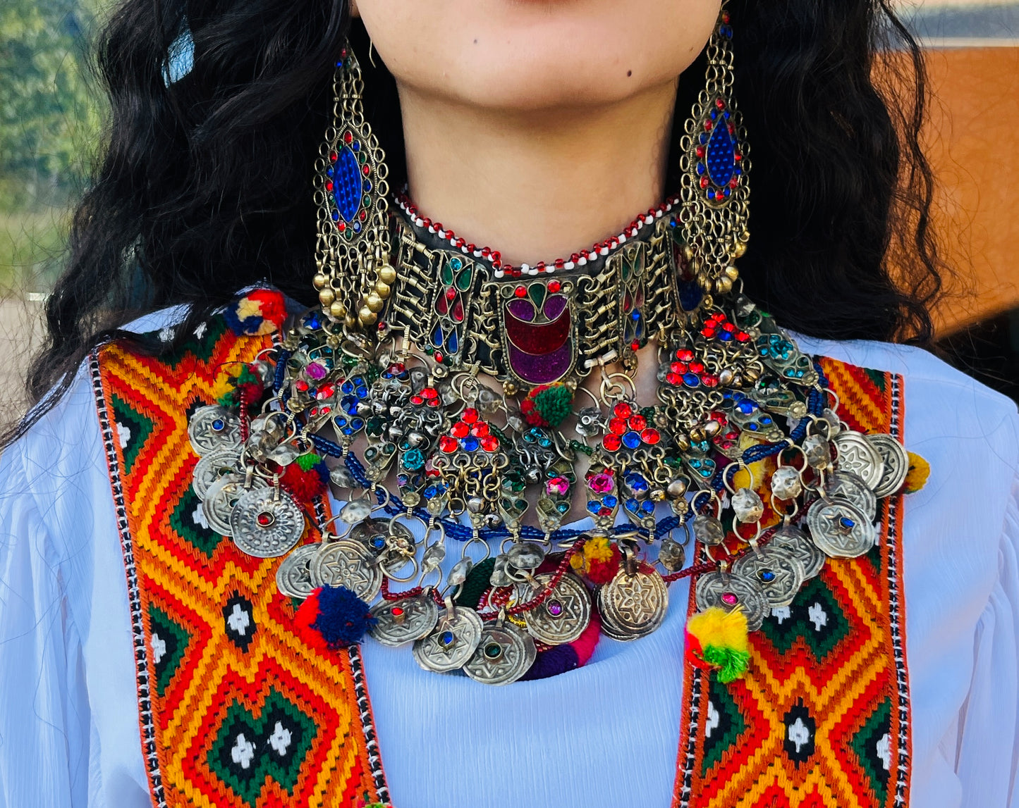 Traditional Kuchi Choker Jewelry Set