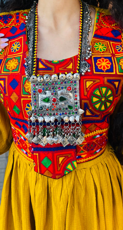 Handmade Kuchi Vintage-Style Necklace