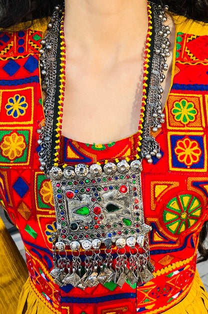 Handmade Kuchi Vintage-Style Necklace